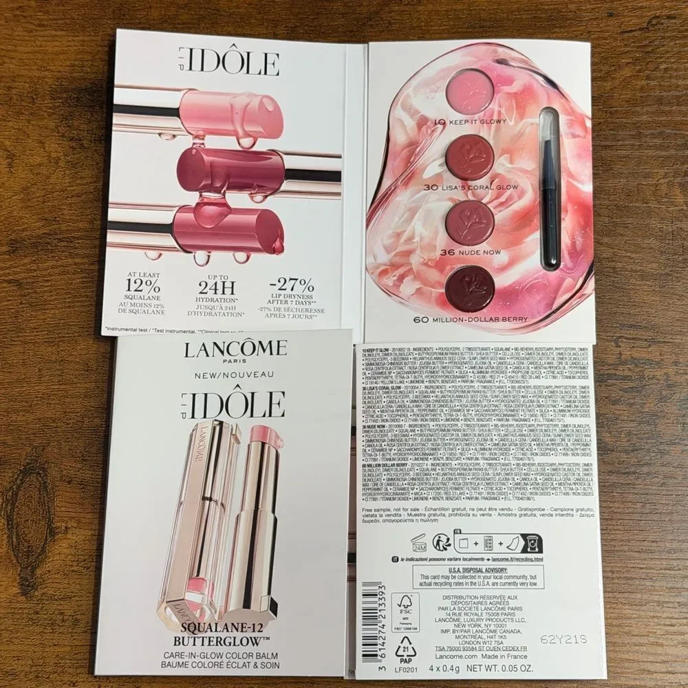 Lancôme Luxury Travel Set 🖤 Cosmetic Bag + Skincare & Lip Samples | NEW